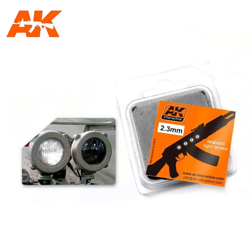 AK Lenses 2.3mm Hobby Supplies AK INTERACTIVE White   | Red Claw Gaming