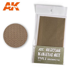 AK Interactive Camouflage Net Brown Type 2 Hobby Supplies AK INTERACTIVE    | Red Claw Gaming