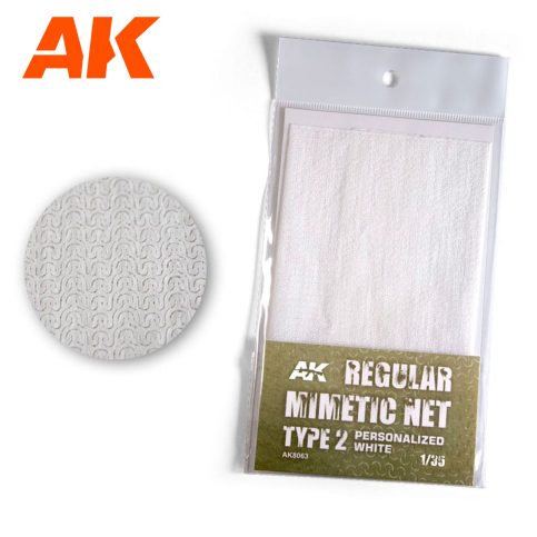 AK Interactive Camouflage Net White Type 2 Hobby Supplies AK INTERACTIVE    | Red Claw Gaming