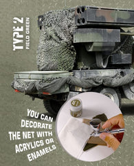 AK Interactive Regular Mimetic Net Field Green Type 2 Hobby Supplies AK INTERACTIVE    | Red Claw Gaming