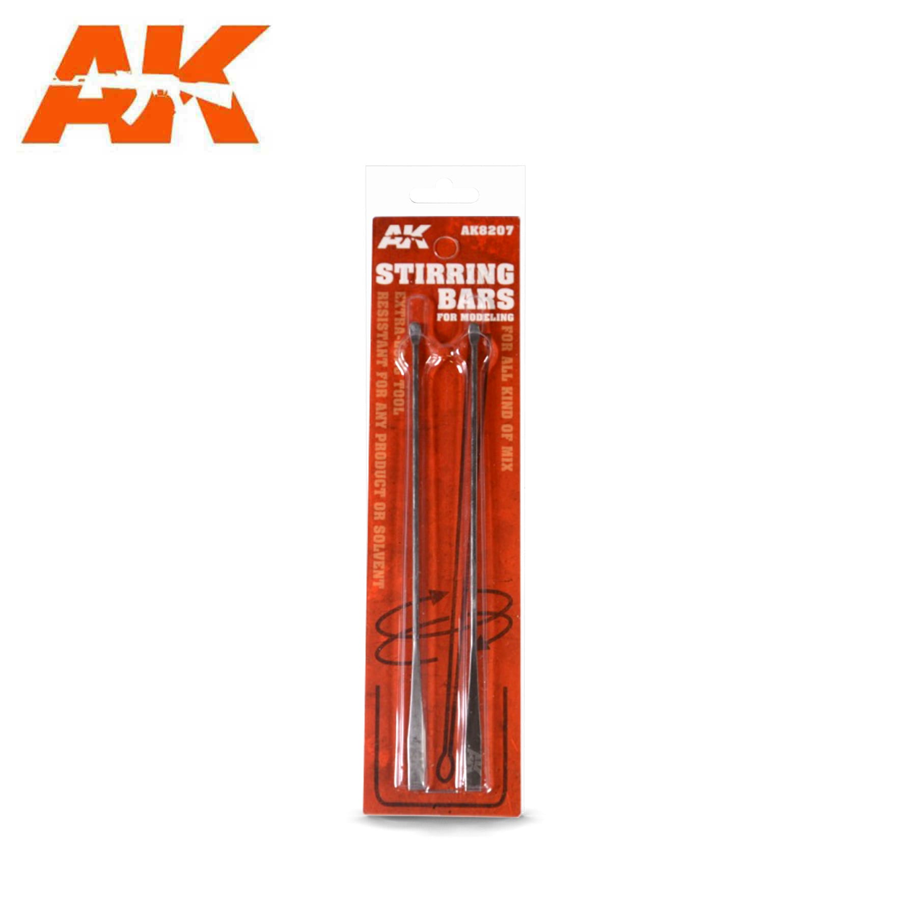AK Modeling Stirring Bars Hobby Supplies AK INTERACTIVE    | Red Claw Gaming