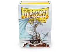 Dragon Shield Matte Sleeve - Silver 100ct Dragon Shield Dragon Shield    | Red Claw Gaming