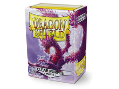 Dragon Shield Matte Sleeve - Clear Purple 100ct Dragon Shield Dragon Shield    | Red Claw Gaming