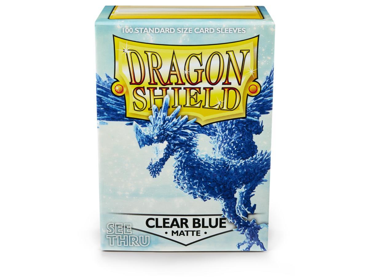 Dragon Shield Matte Sleeve - Clear Blue 100ct Dragon Shield Dragon Shield    | Red Claw Gaming