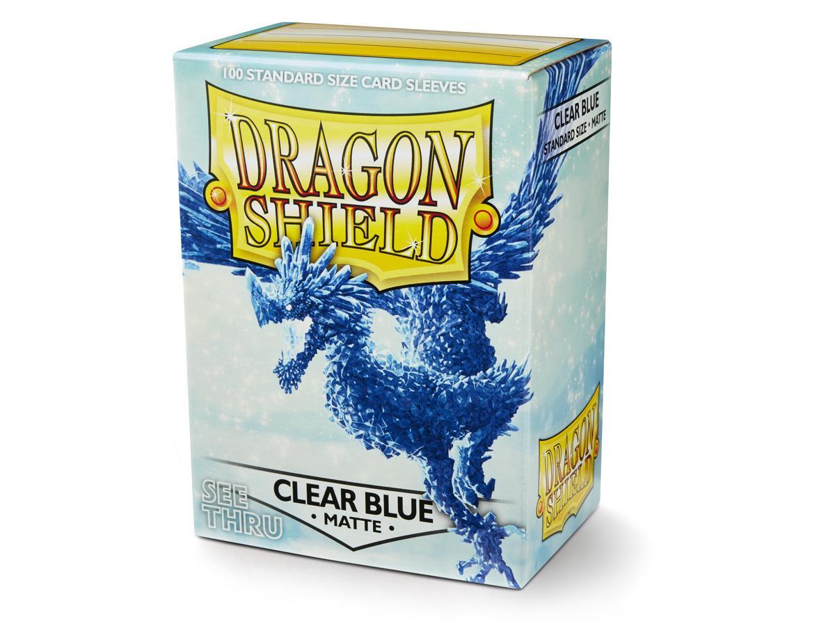 Dragon Shield Matte Sleeve - Clear Blue 100ct Dragon Shield Dragon Shield    | Red Claw Gaming