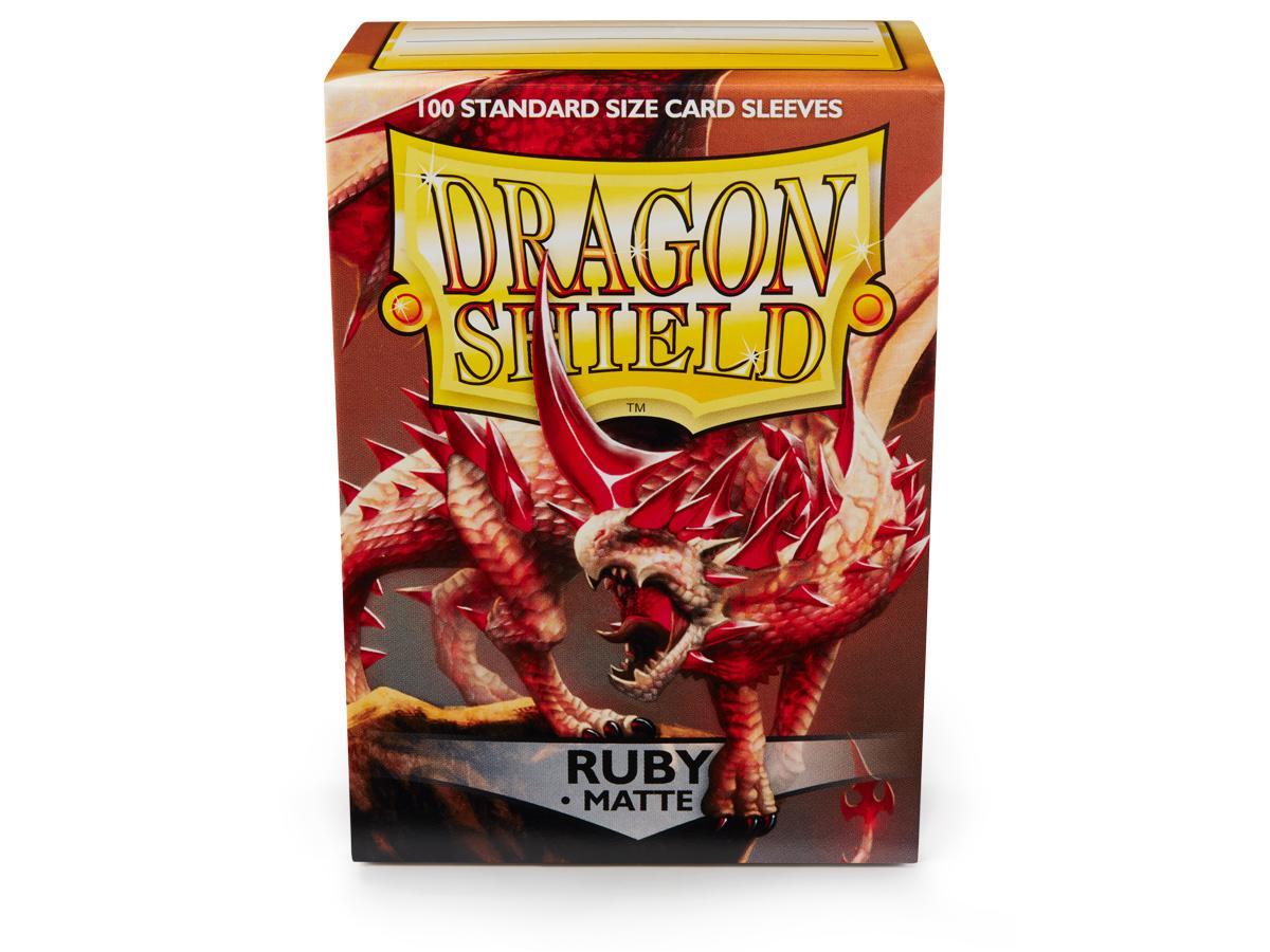 Dragon Shield Matte Sleeve - Ruby 100ct Dragon Shield Dragon Shield    | Red Claw Gaming