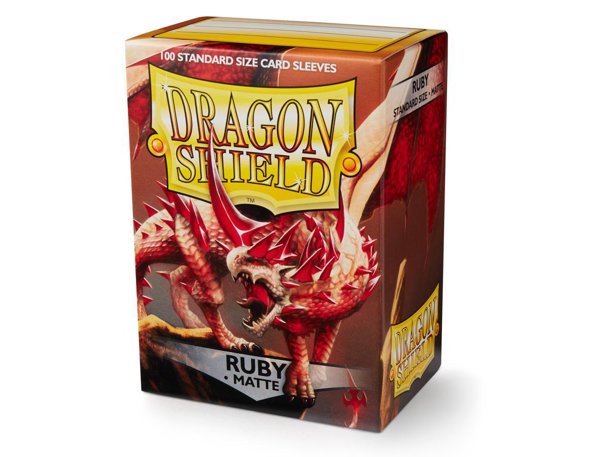 Dragon Shield Matte Sleeve - Ruby 100ct Dragon Shield Dragon Shield    | Red Claw Gaming