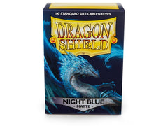 Dragon Shield Matte Sleeve - Night Blue 100ct Dragon Shield Dragon Shield    | Red Claw Gaming