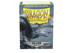 Dragon Shield Non-Glare Sleeve - Silver 100ct Dragon Shield Dragon Shield    | Red Claw Gaming