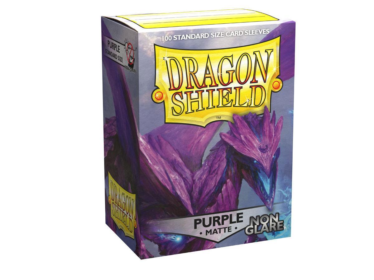 Dragon Shield Non-Glare Sleeve - Purple 100ct Dragon Shield Dragon Shield    | Red Claw Gaming