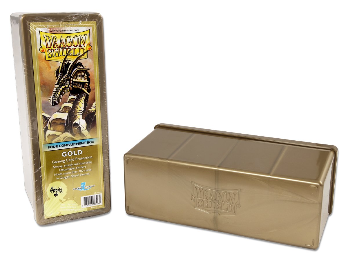 Dragon Shield Four Compartment Box – Gold Dragon Shield Dragon Shield    | Red Claw Gaming
