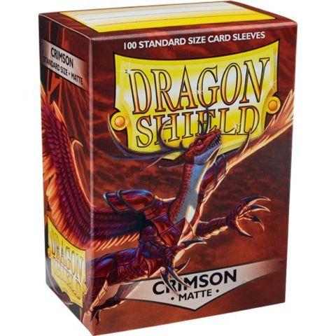 Dragon Shield Matte Sleeve - Crimson 100ct Dragon Shield Dragon Shield    | Red Claw Gaming