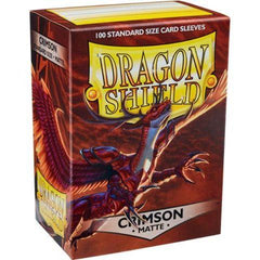 Dragon Shield Matte Sleeve - Crimson 100ct Dragon Shield Dragon Shield    | Red Claw Gaming