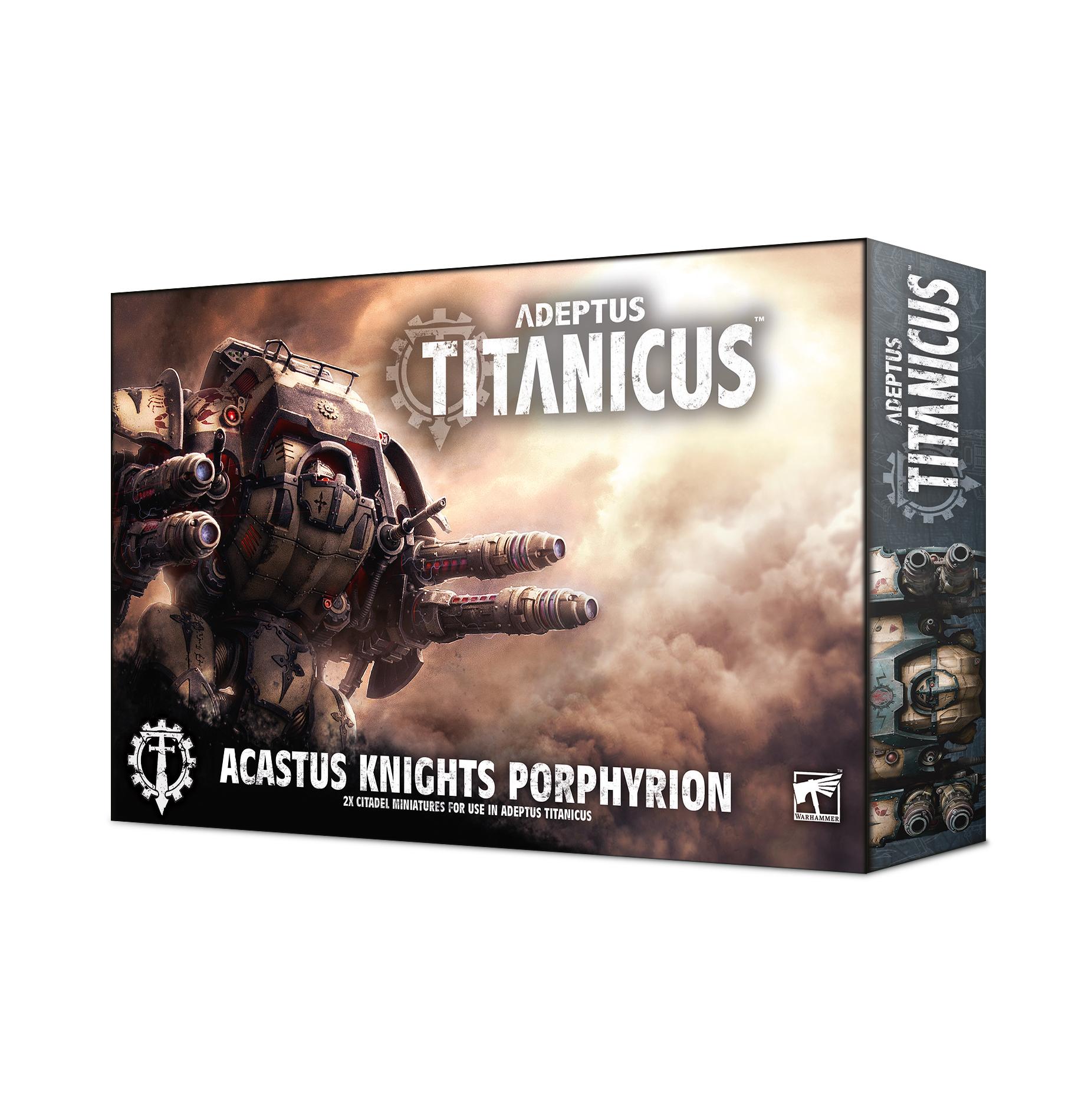 ADEPTUS TITANICUS ACASTUS KNIGHTS PORPHYRION Adeptus Titanicus Games Workshop    | Red Claw Gaming