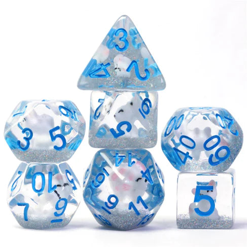 ARCTIC FOX RPG DICE SET Dice & Counters Foam Brain Games    | Red Claw Gaming