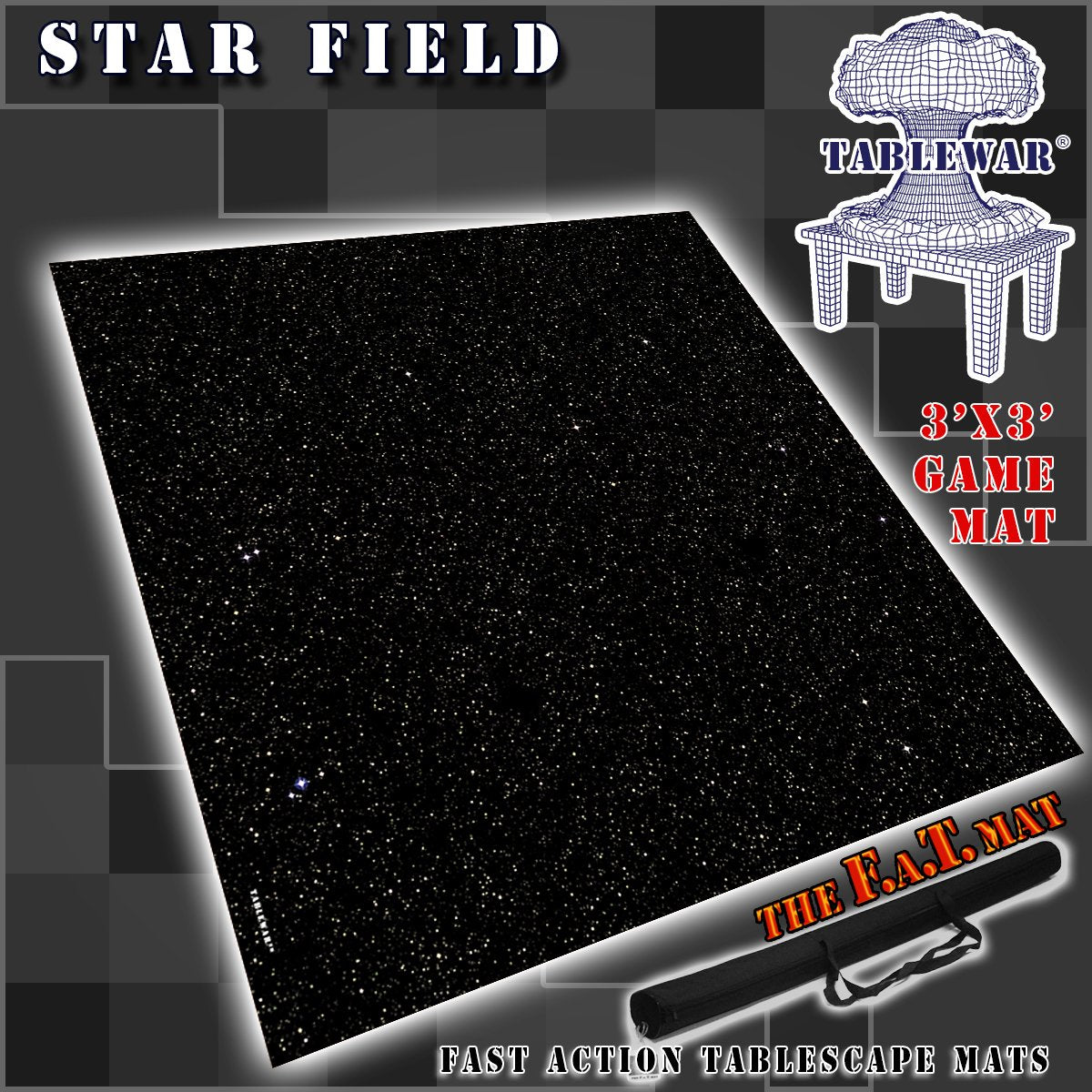 FAT Mat Space 3x3 Gaming Mat Clearance    | Red Claw Gaming