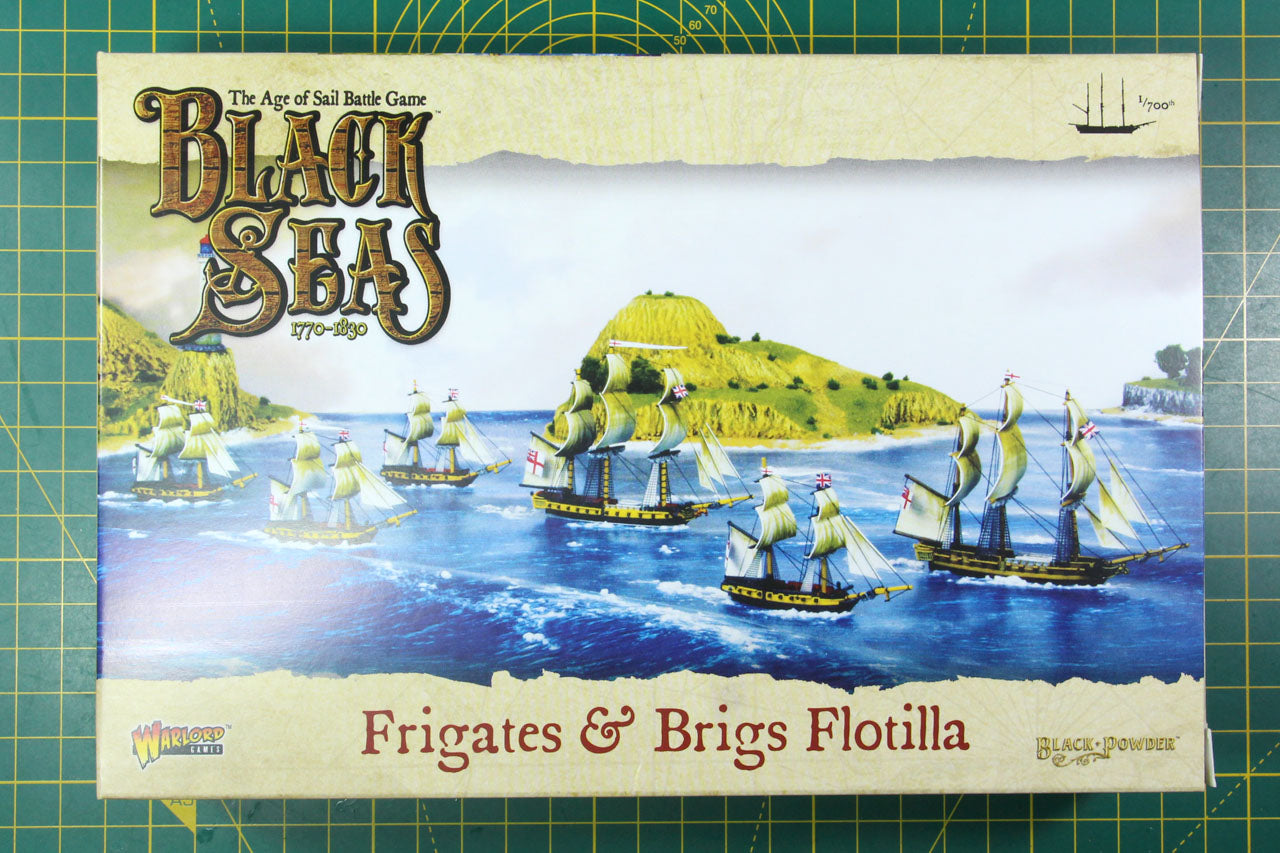 Black Seas Frigates and Brigs Flotilla Black Seas Warlord Games    | Red Claw Gaming