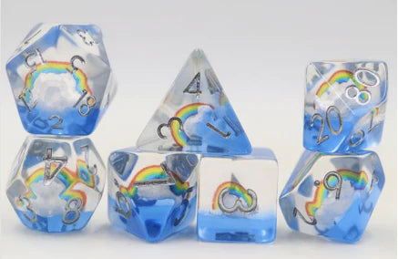 Beautiful Day 7 Dice Set Dice & Counters Foam Brain Games    | Red Claw Gaming
