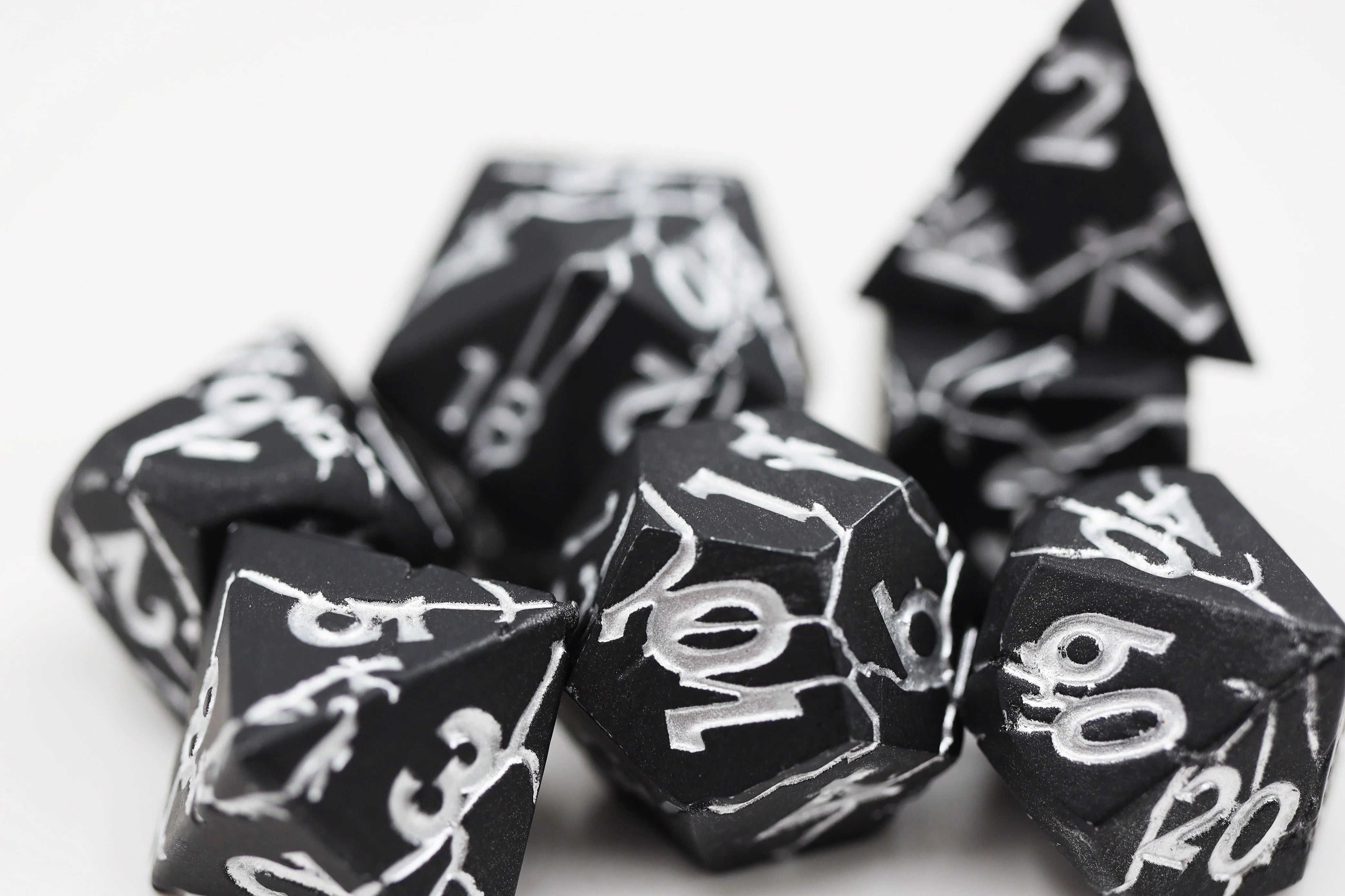 BLACK QUARRY RPG METAL DICE SET Dice & Counters Foam Brain Games    | Red Claw Gaming