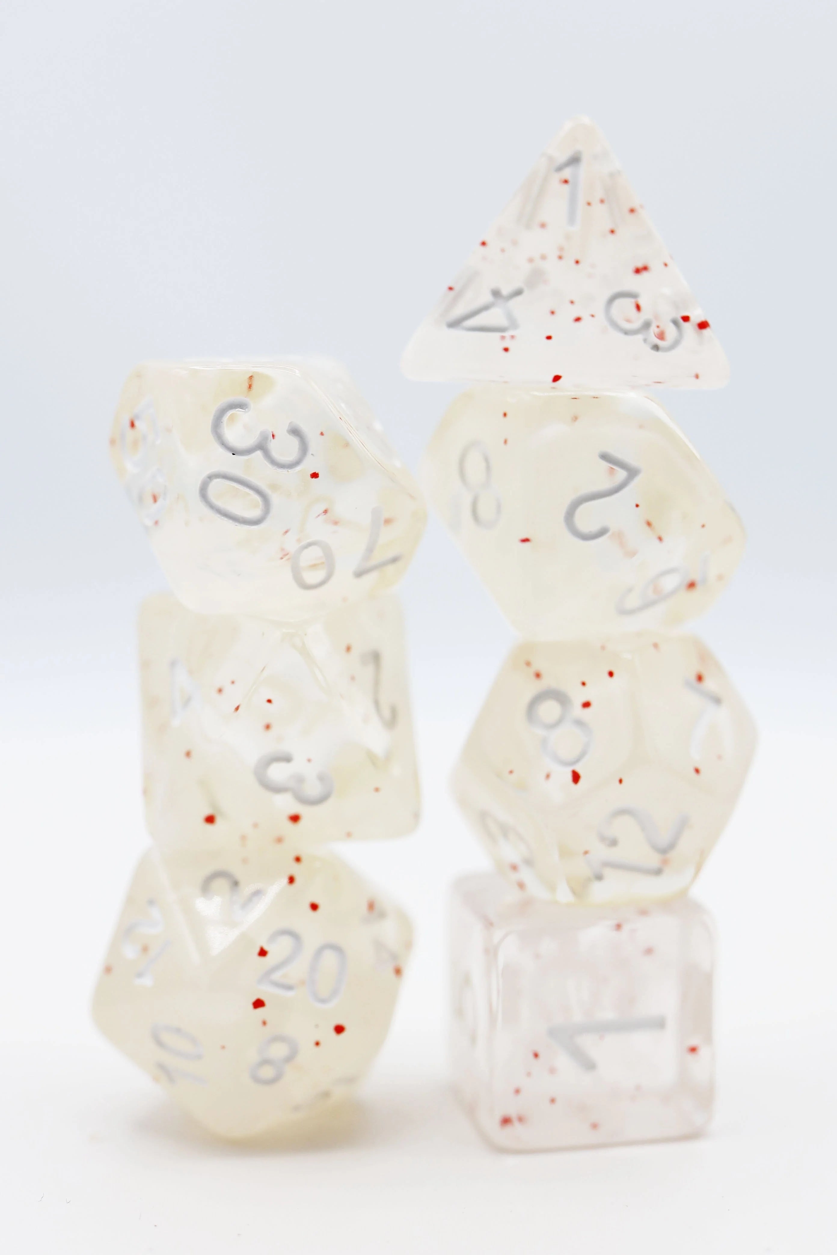 BLOSSOM SNOWFALL RPG DICE SET Dice & Counters Foam Brain Games    | Red Claw Gaming