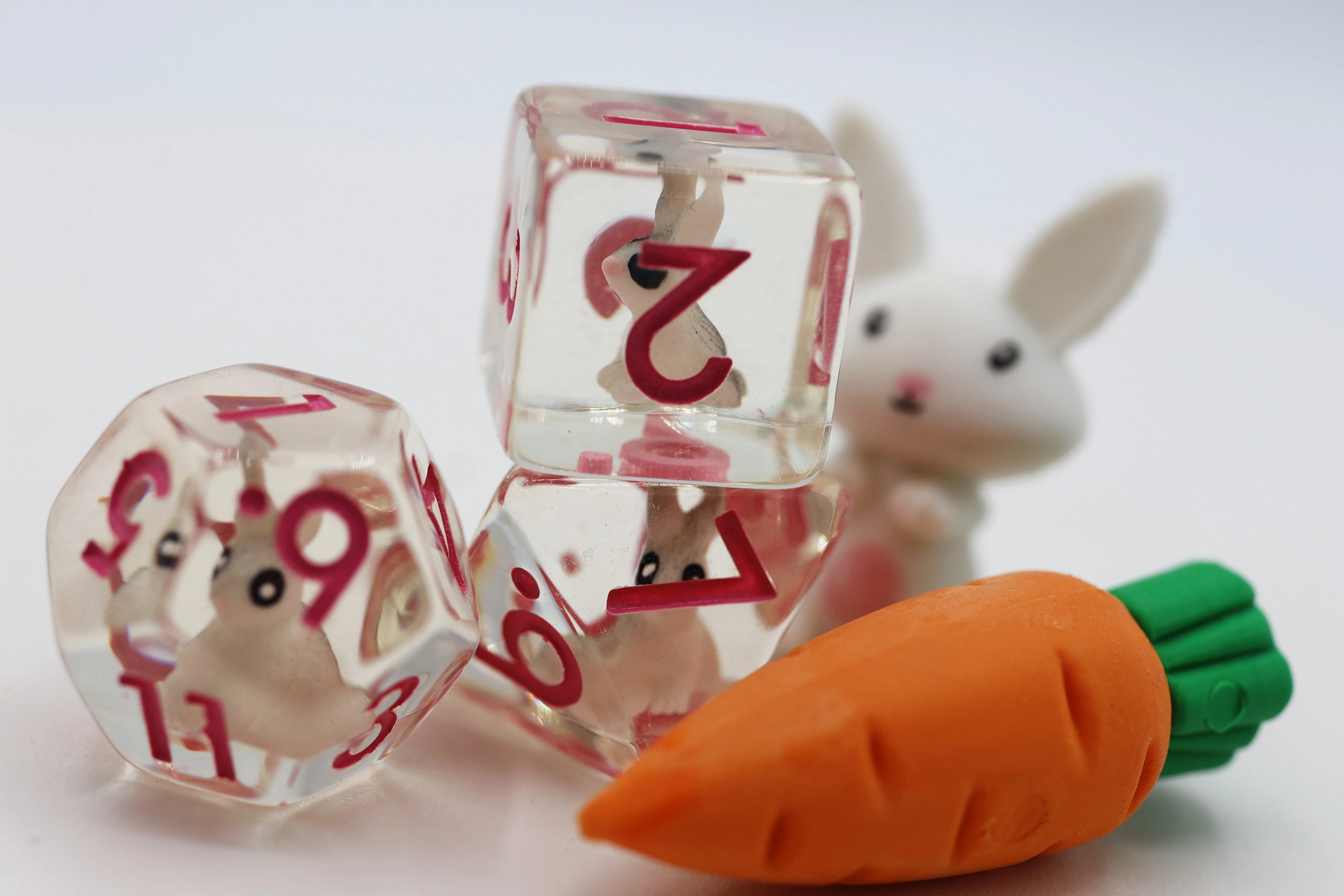 Backyard Bunny 7 Dice Set Dice & Counters Foam Brain Games    | Red Claw Gaming