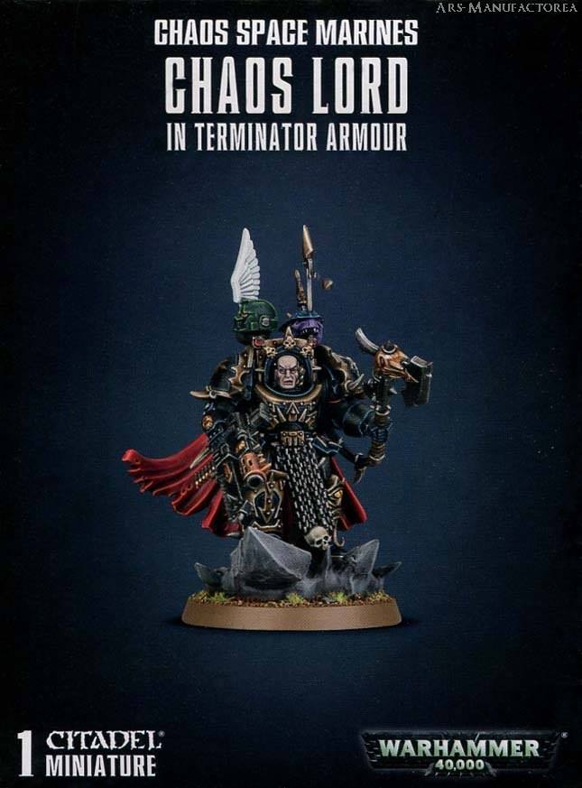 CHAOS SPACE MARINES CHAOS LORD IN TERMINATOR ARMOR Chaos Space Marines Games Workshop | Red Claw Gaming