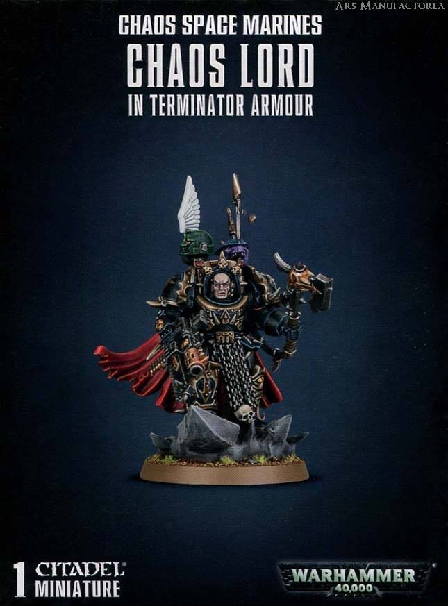 CHAOS SPACE MARINES CHAOS LORD IN TERMINATOR ARMOR Chaos Space Marines Games Workshop    | Red Claw Gaming