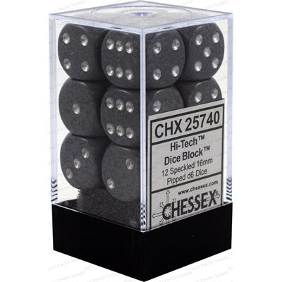 Speckled Hi-Tech 16mm D6 Dice Chessex    | Red Claw Gaming