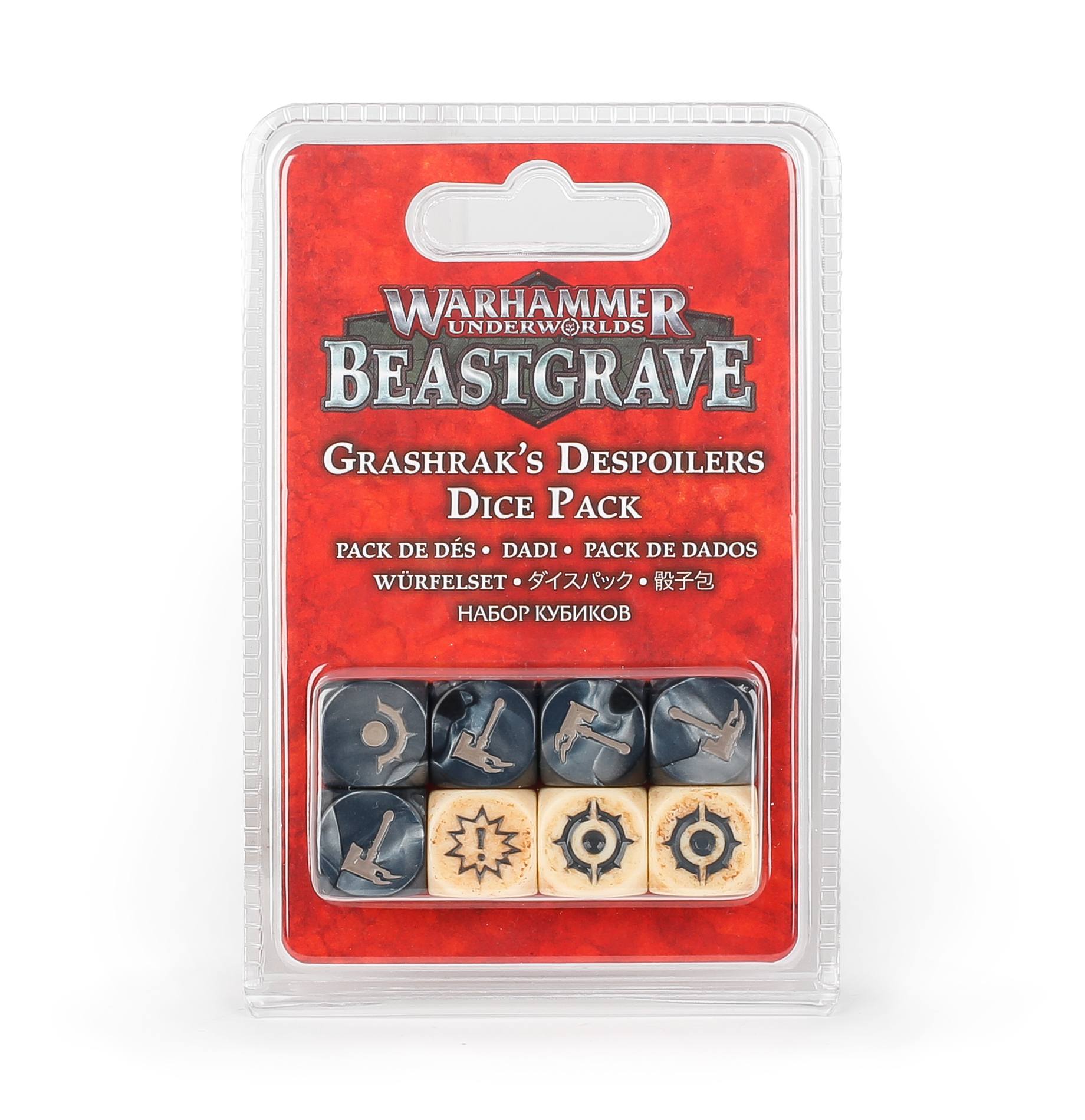 WHU: GRASHRAK'S DESPOILERS DICE PACK Warhammer Underworlds Games Workshop    | Red Claw Gaming