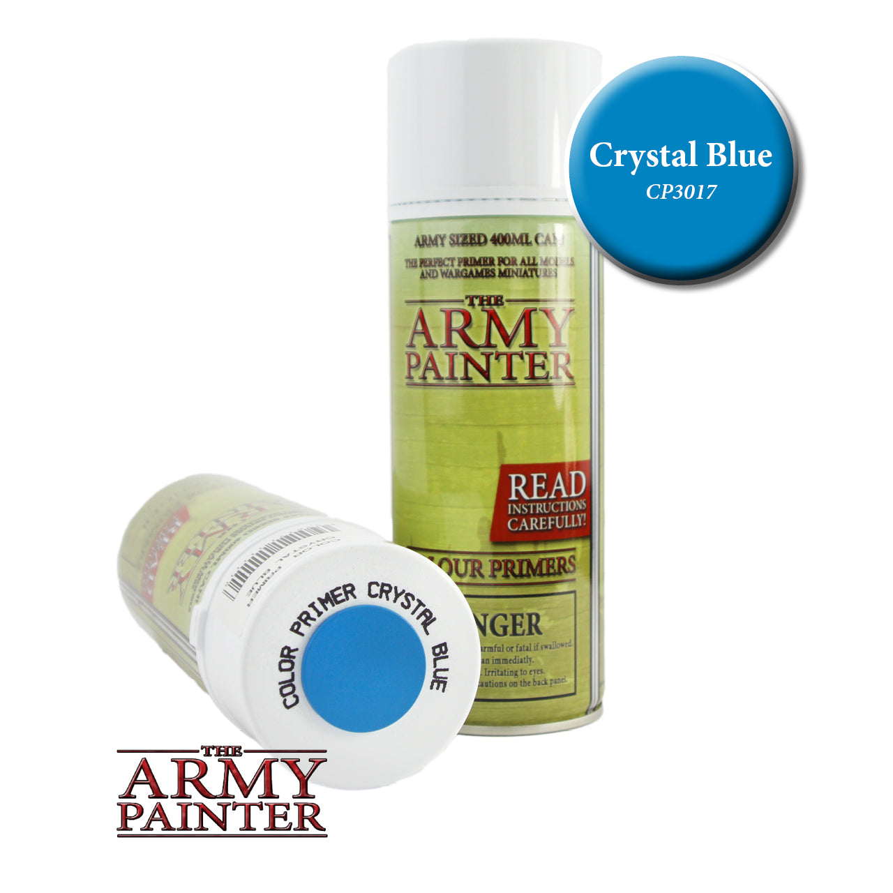 Crystal Blue Colour Primer Army Painter    | Red Claw Gaming