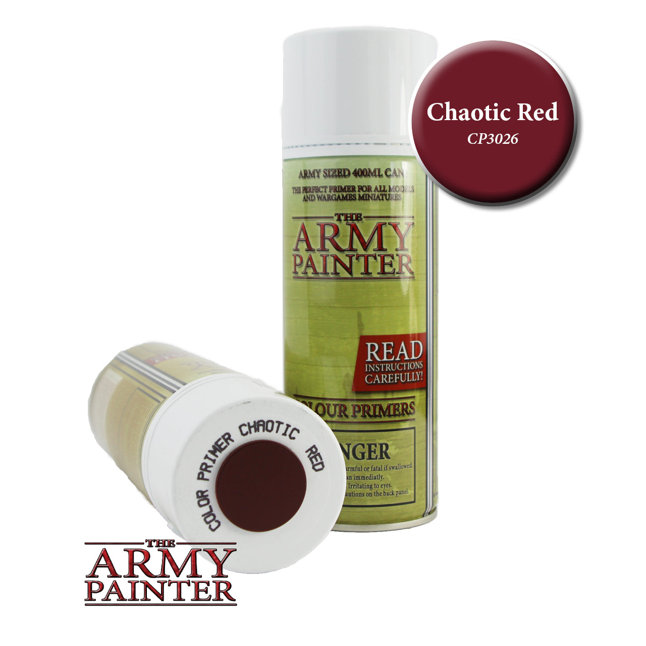 Chaotic Red Colour Primer Army Painter    | Red Claw Gaming