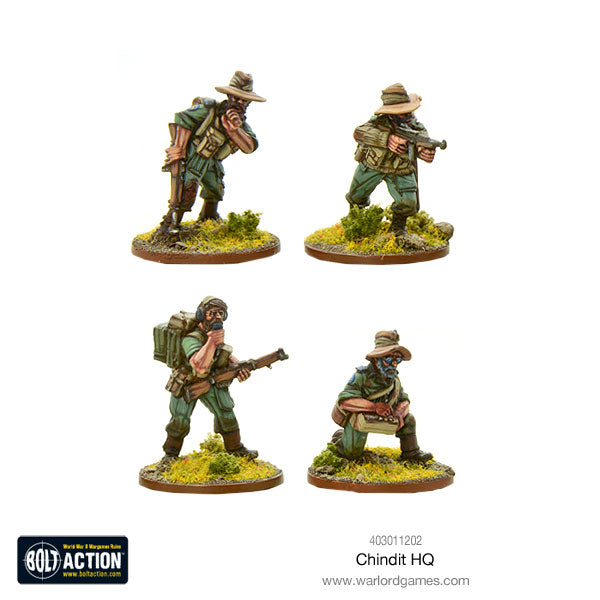 Chindit HQ Chindits Warlord Games    | Red Claw Gaming