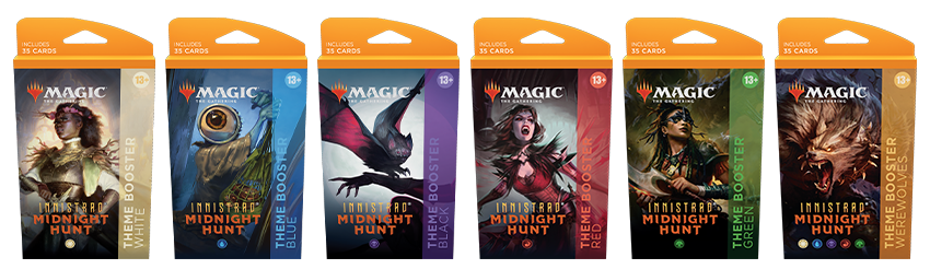 MTG Midnight Hunt Theme Booster Sealed Magic the Gathering Wizards of the Coast White   | Red Claw Gaming