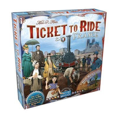 TICKET TO RIDE: MAP #6 - FRANCE / OLD WEST Board Game Asmodee    | Red Claw Gaming