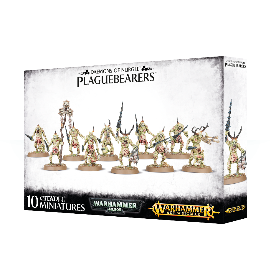 DAEMONS OF NURGLE PLAGUEBEARERS Maggotkin of Nurgle Games Workshop | Red Claw Gaming