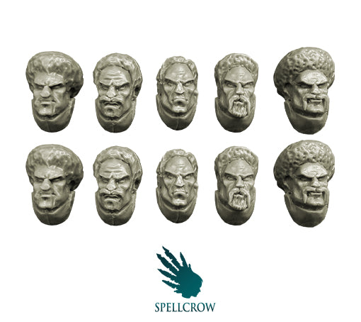 Space Knights Disco Heads Minatures Spellcrow    | Red Claw Gaming