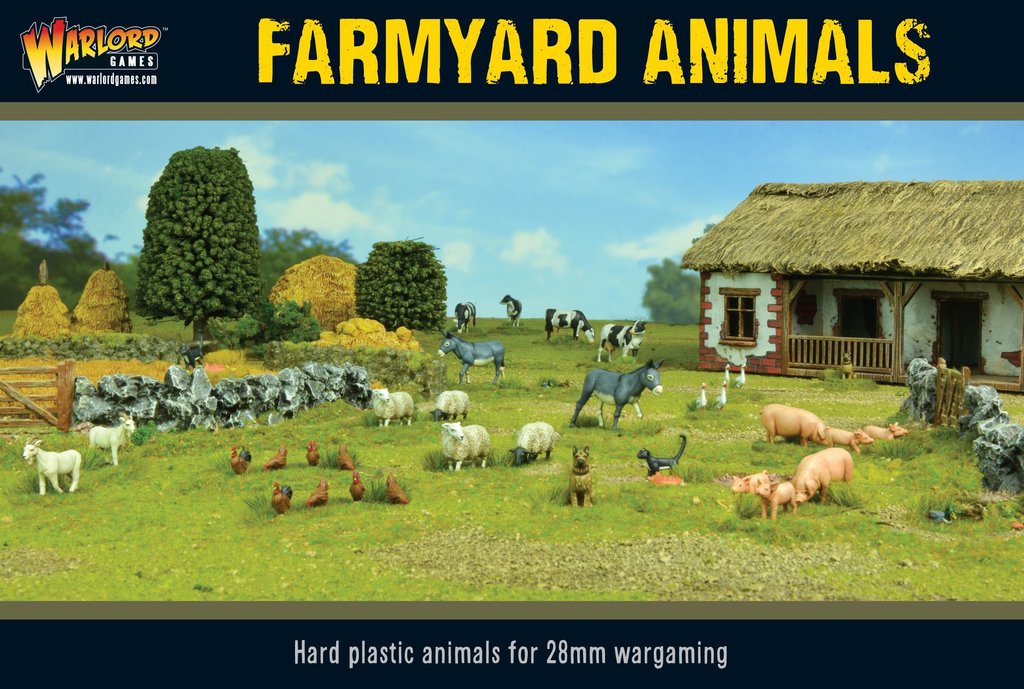 Farmyard Animals Terrain Warlord Games    | Red Claw Gaming