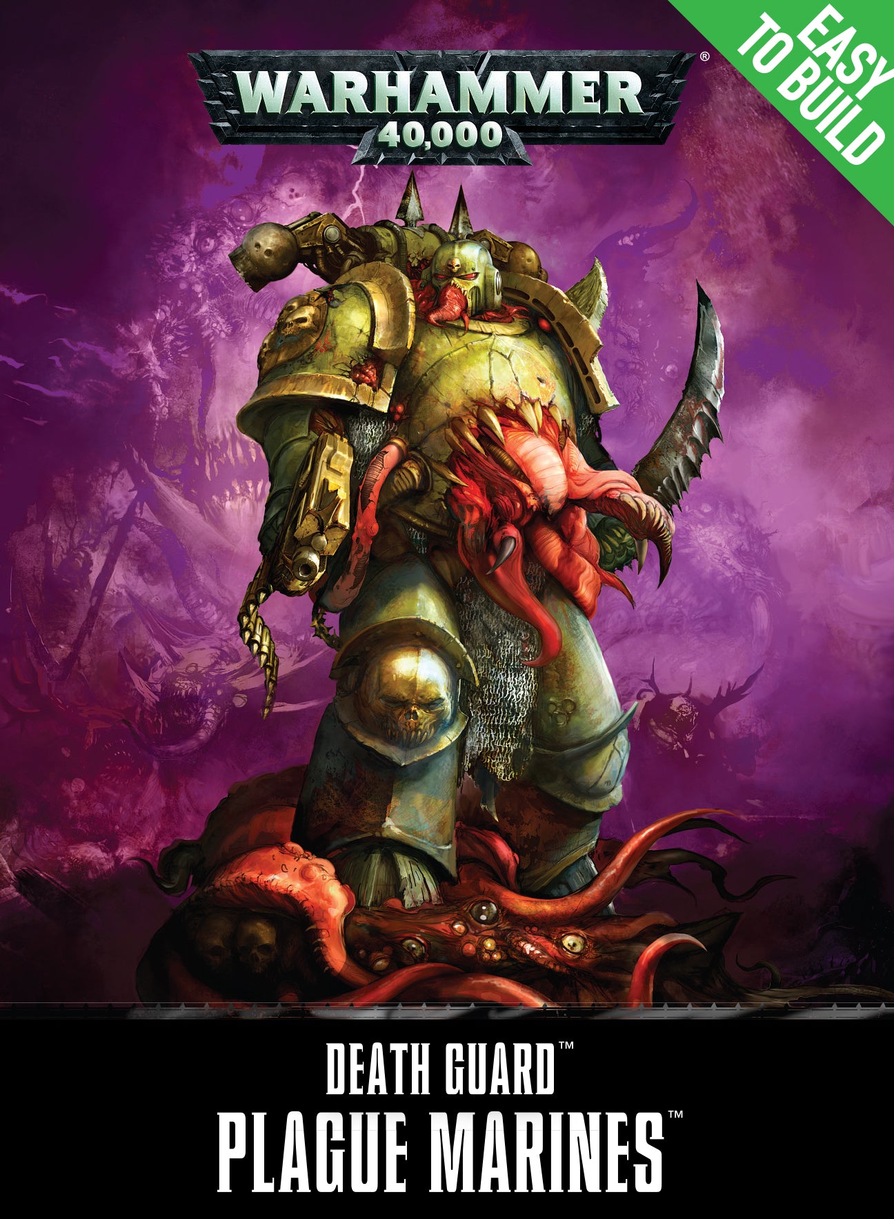 EASY TO BUILD DEATH GUARD PLAGUE MARINES Death Guard Games Workshop    | Red Claw Gaming