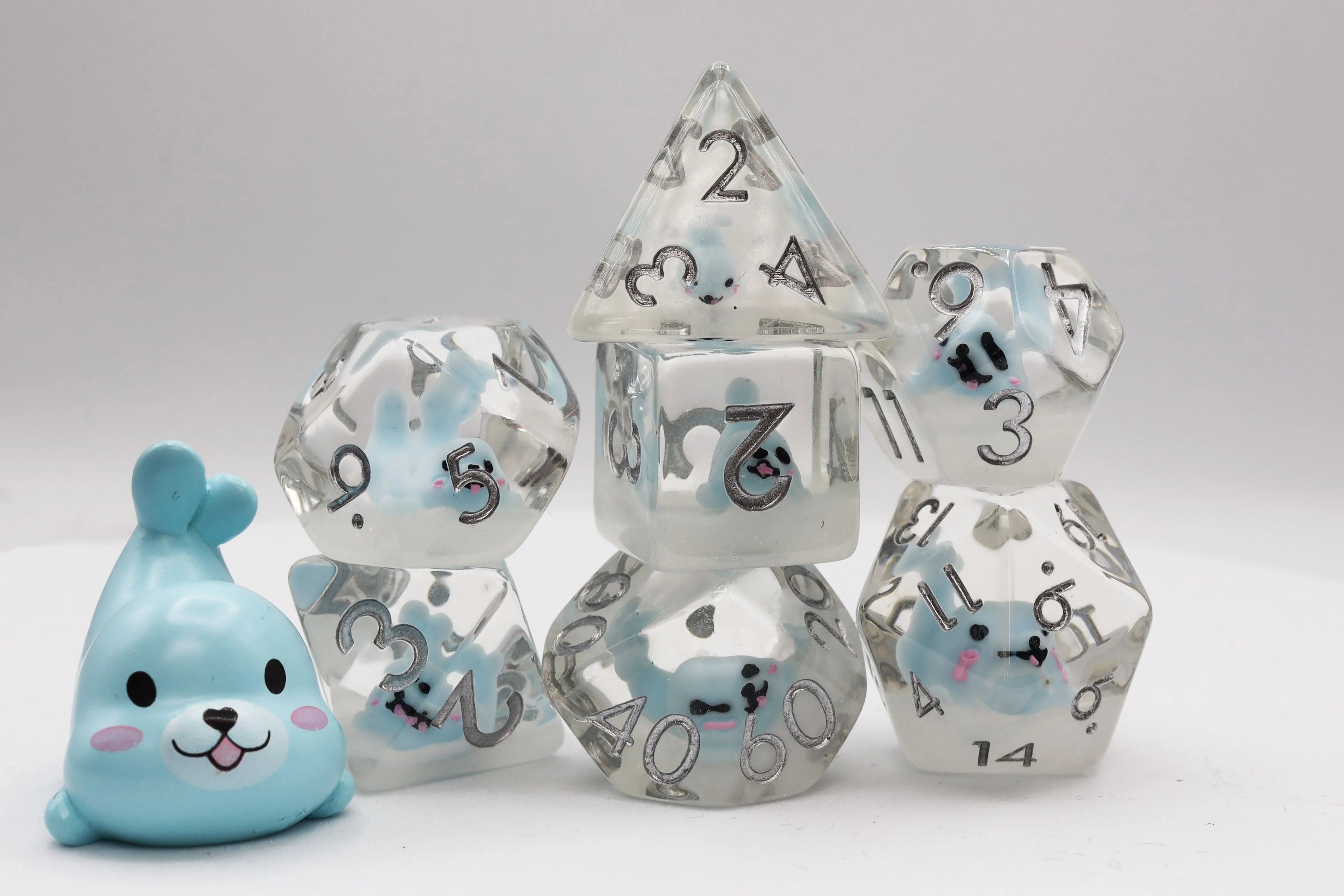 BLUE SEAL Dice Set Dice & Counters Foam Brain Games    | Red Claw Gaming
