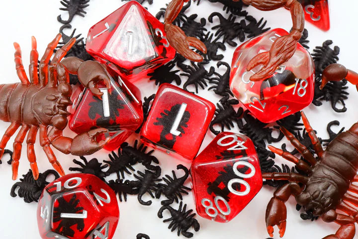 SCORPION 7 Dice Set Dice & Counters Foam Brain Games    | Red Claw Gaming