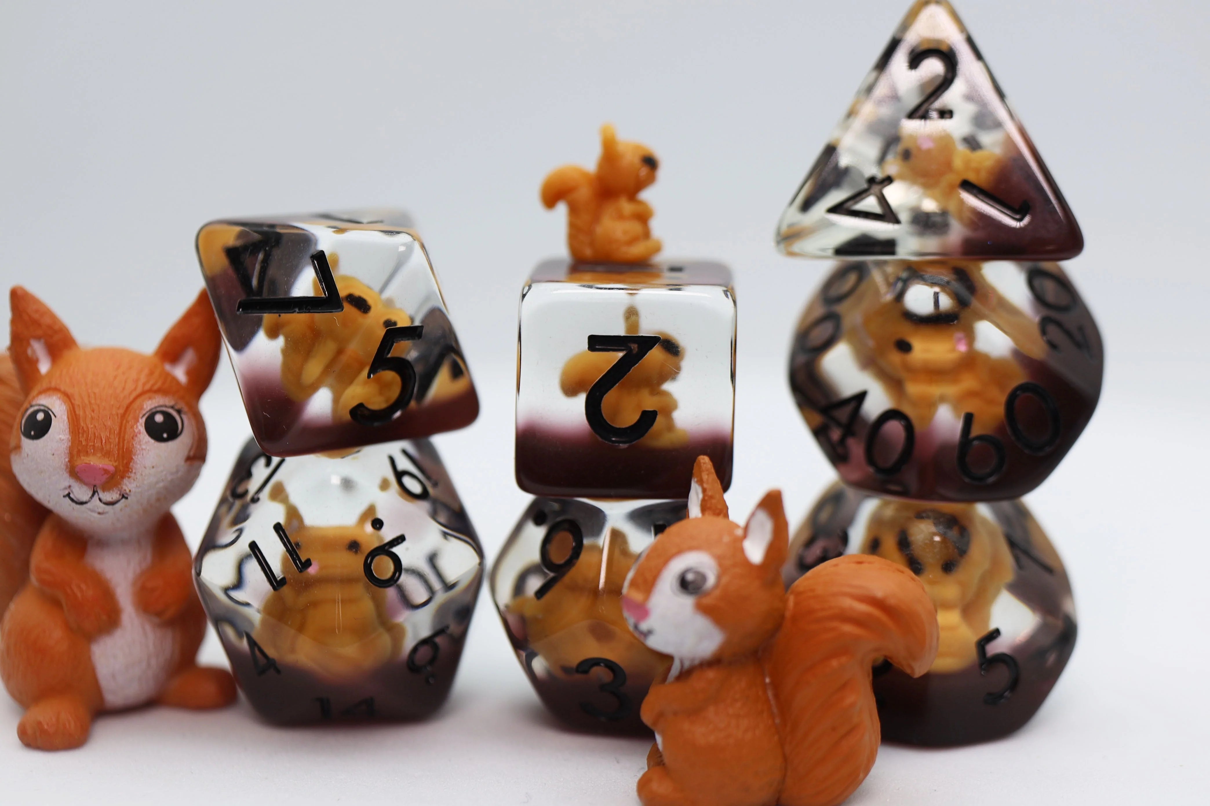 Squirrel RPG DICE SET Dice & Counters Foam Brain Games    | Red Claw Gaming