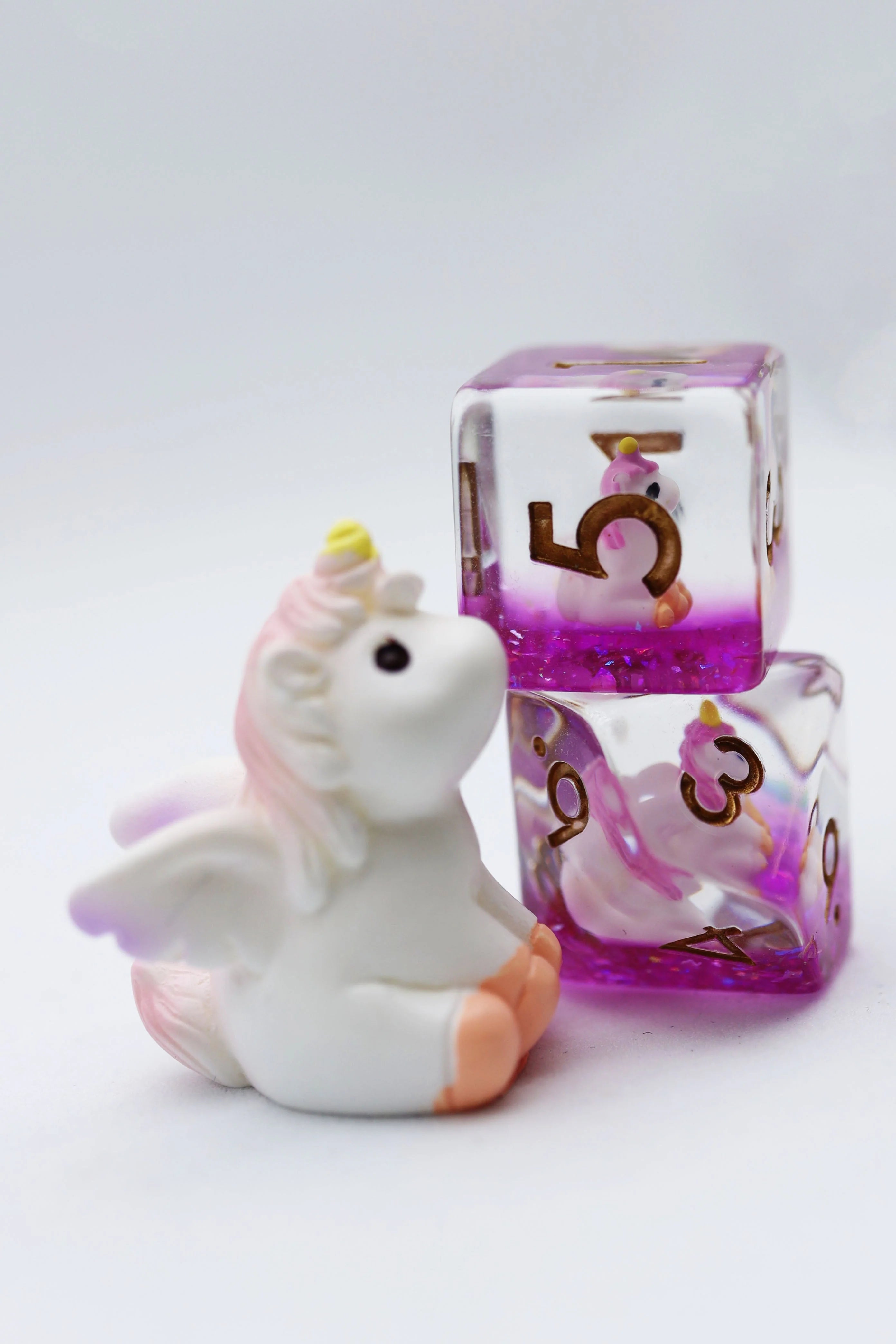 MYSTIC UNICORN RPG DICE SET Dice & Counters Foam Brain Games    | Red Claw Gaming