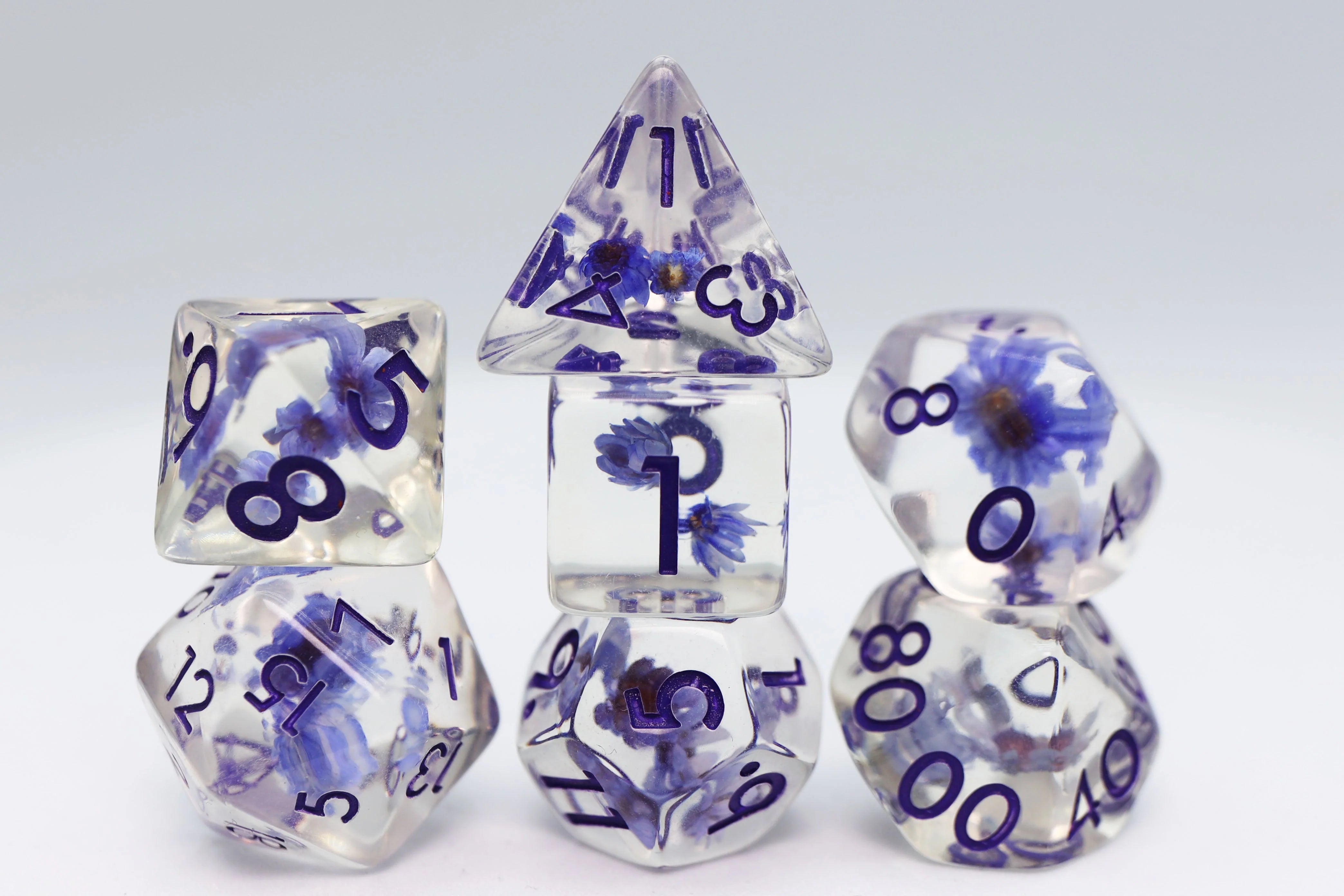 VIOLETS ARE BLUE RPG DICE SET Dice & Counters Foam Brain Games    | Red Claw Gaming