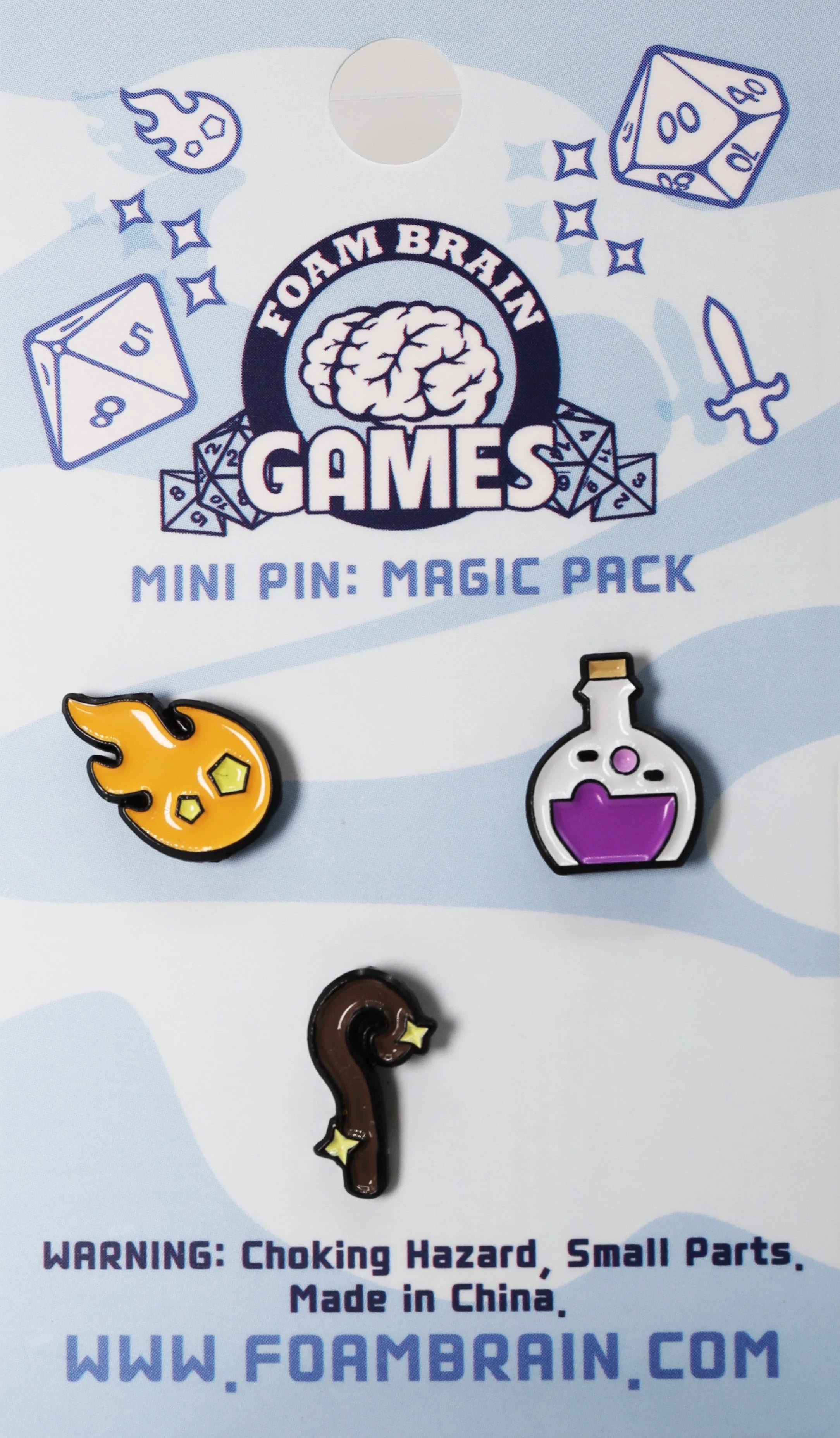 Mini Pins: Magic Pack Pins Foam Brain Games    | Red Claw Gaming