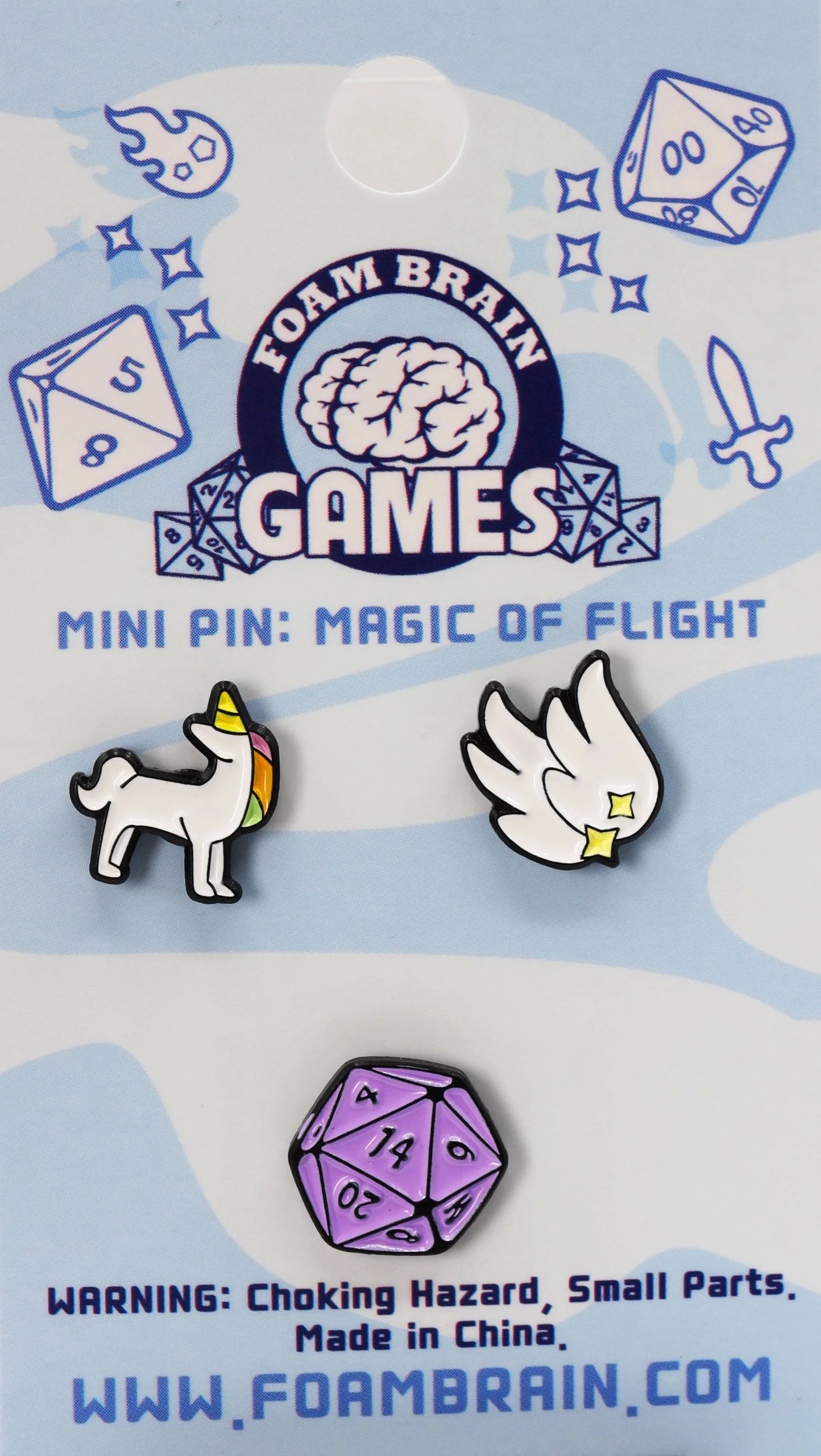 Mini Pins: Magic of Flight Pins Foam Brain Games    | Red Claw Gaming