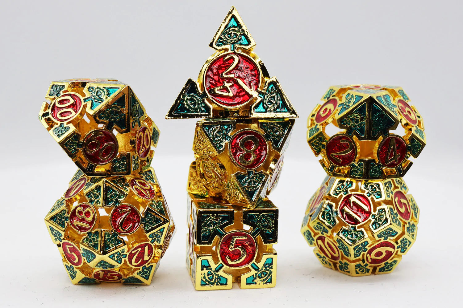 OCULUS: MISCHIEVOUS RPG METAL DICE SET Dice & Counters Foam Brain Games    | Red Claw Gaming