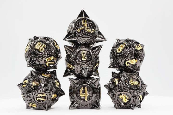 METEOR STORM: BLACK HOLE RPG METAL DICE SET Dice & Counters Foam Brain Games    | Red Claw Gaming