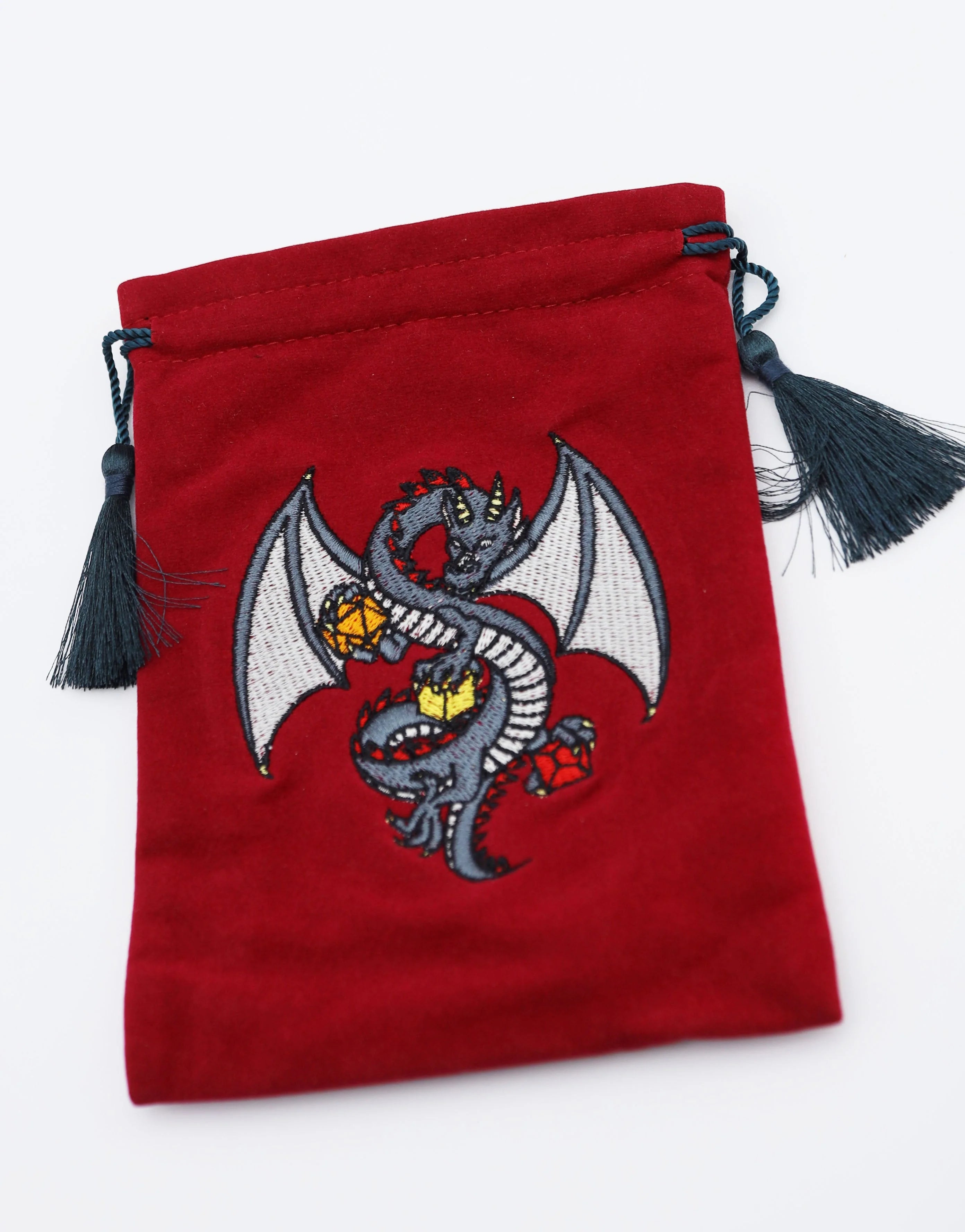 DICE BAG - BLACK DRAGON Dice & Counters Foam Brain Games    | Red Claw Gaming