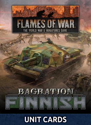 Bagration: Finnish Unit Cards Rulebook FLAMES OF WAR    | Red Claw Gaming