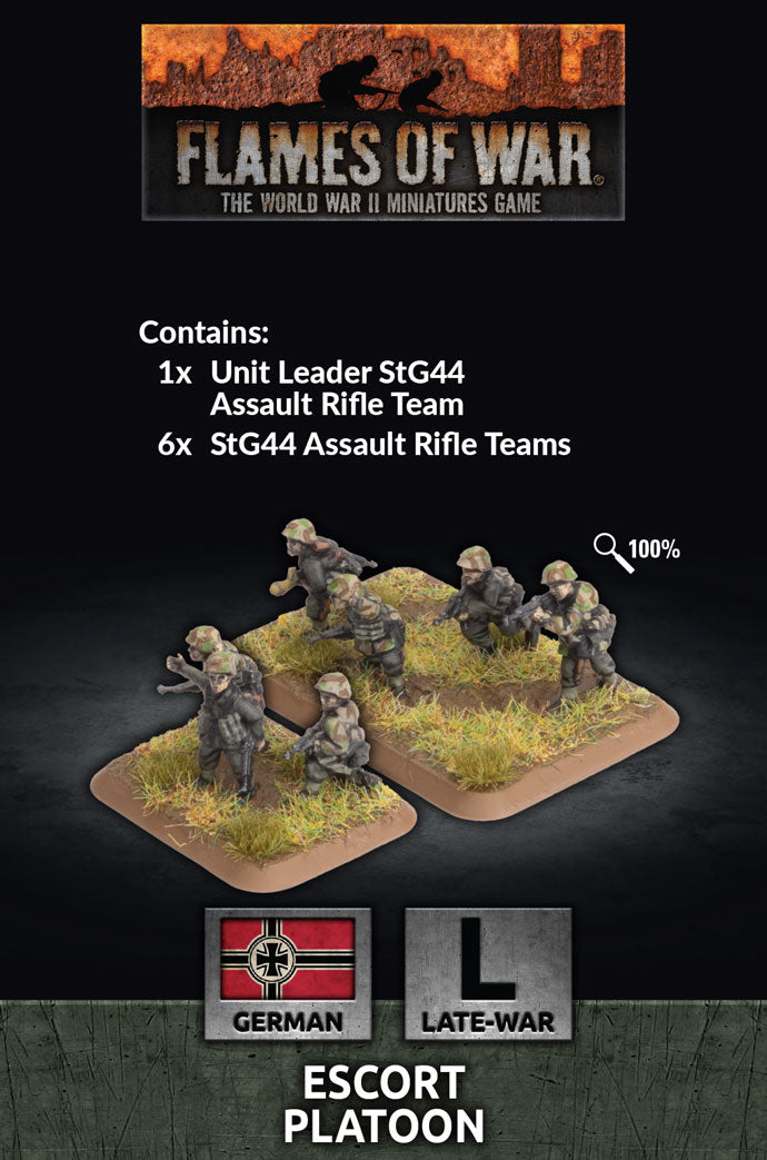 Escort Platoon British FLAMES OF WAR    | Red Claw Gaming
